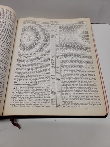 Holy Bible 1955 Hertel Blue Ribbon New Standard Reference Red Letter Edition - Picture 10 of 14