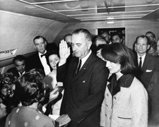 New Photo: Lyndon Baines Johnson takes Oath of Office on Air Force One - 6 Sizes