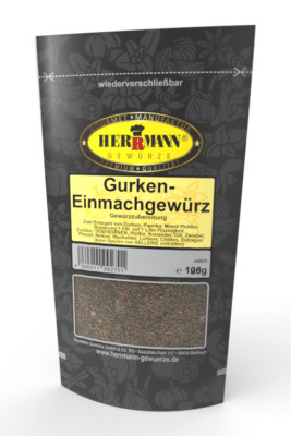 Gurken-Einmachgewürz 100g Gewürzmischung Herrmann Gewürze