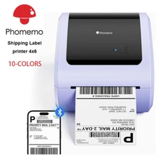 Bluetooth Shipping Label Printer or 4x6 Thermal Paper for Small Business Lot