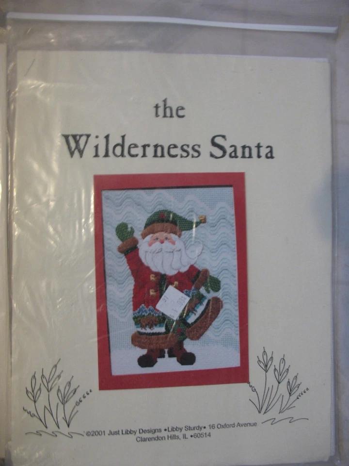 4 SANTA QUILT CROSS STITCH PROJECT PATTERNS Father Christmas Antique toys tree - Image 3 of 4