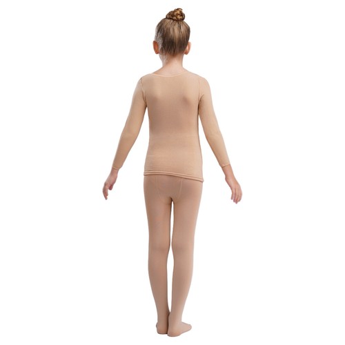 Girls Set Two Pieces Top With Strechy Leggings Elastic Waistband Outfit Dance - Picture 59 of 73