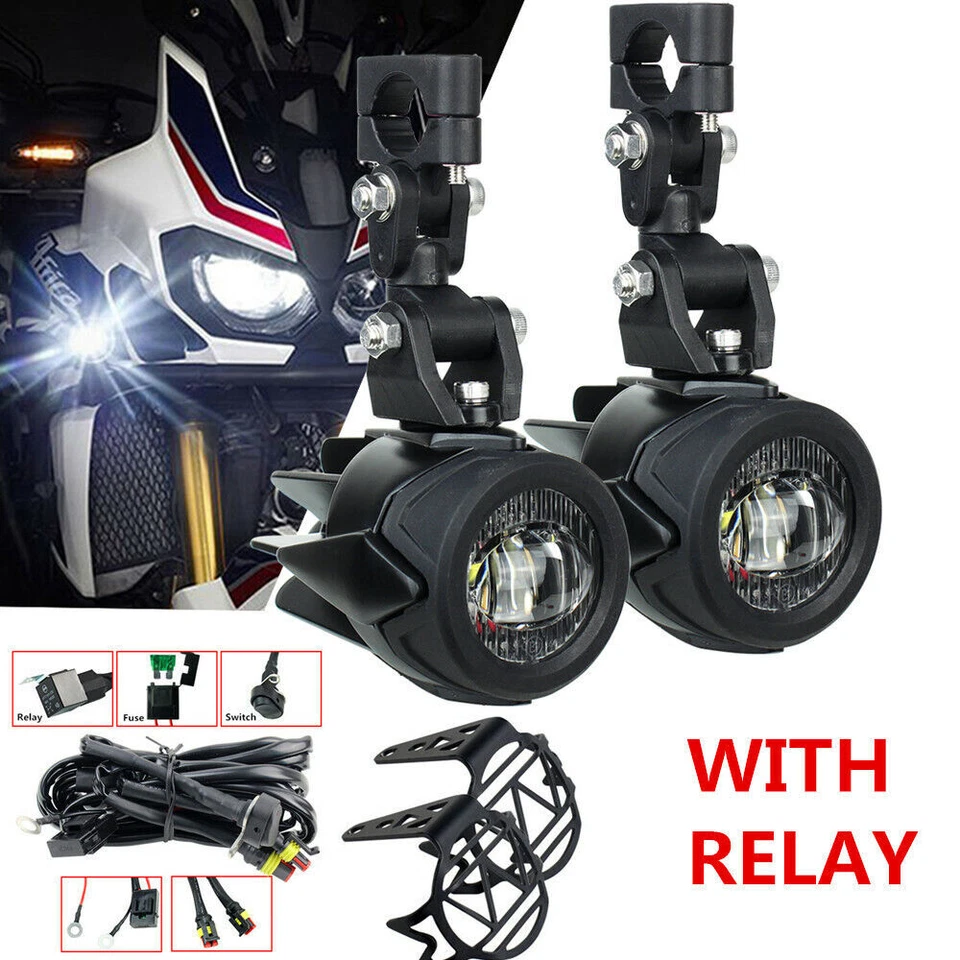 Kit de montaje de luces antiniebla LED auxiliares para Suzuki V-Strom DL 650 1050 850 Foto 3 de 4