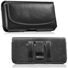 For iPhone14 13 12 Pro Max 14 Plus 6.7 inch Leather Belt Clip Phone Holster Case