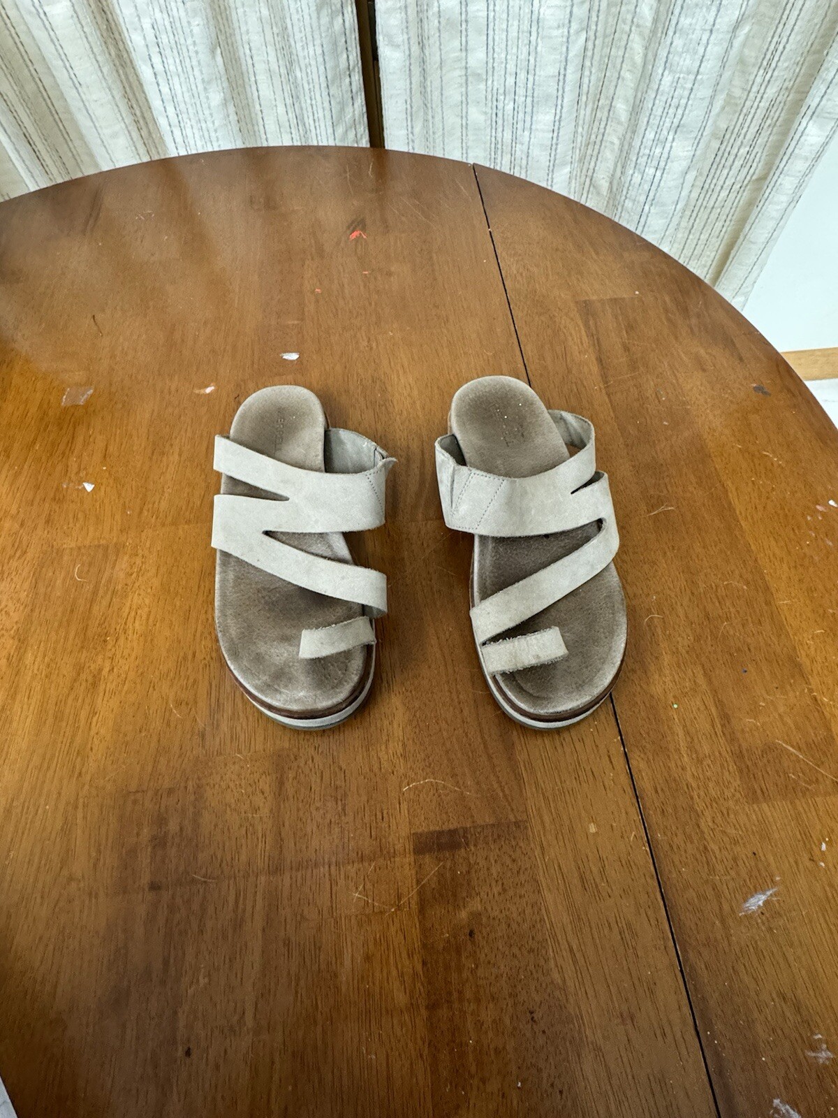 Merrell Juno toe loop sandali donna in pelle con tacco misura 5