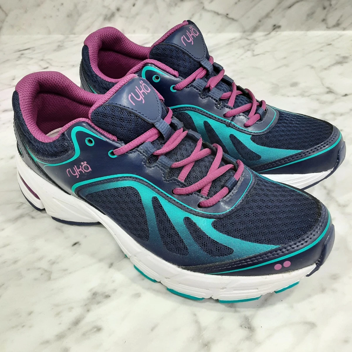Ryka Infinite Plus Women s Size 8.5M Walking Sneakers Blue and