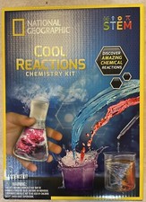 National Geographic Cool Reactions Chemistry Kit Brand New STEM