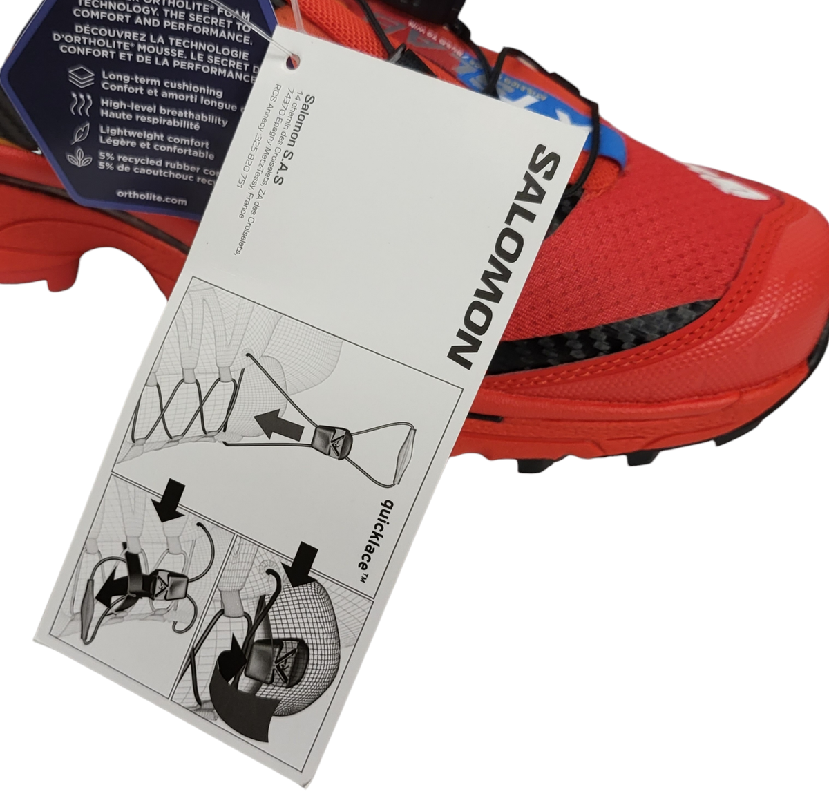 Salomon XT-4 OG Fiery Red/Black/Empire Yellow Unisex Sportstyle