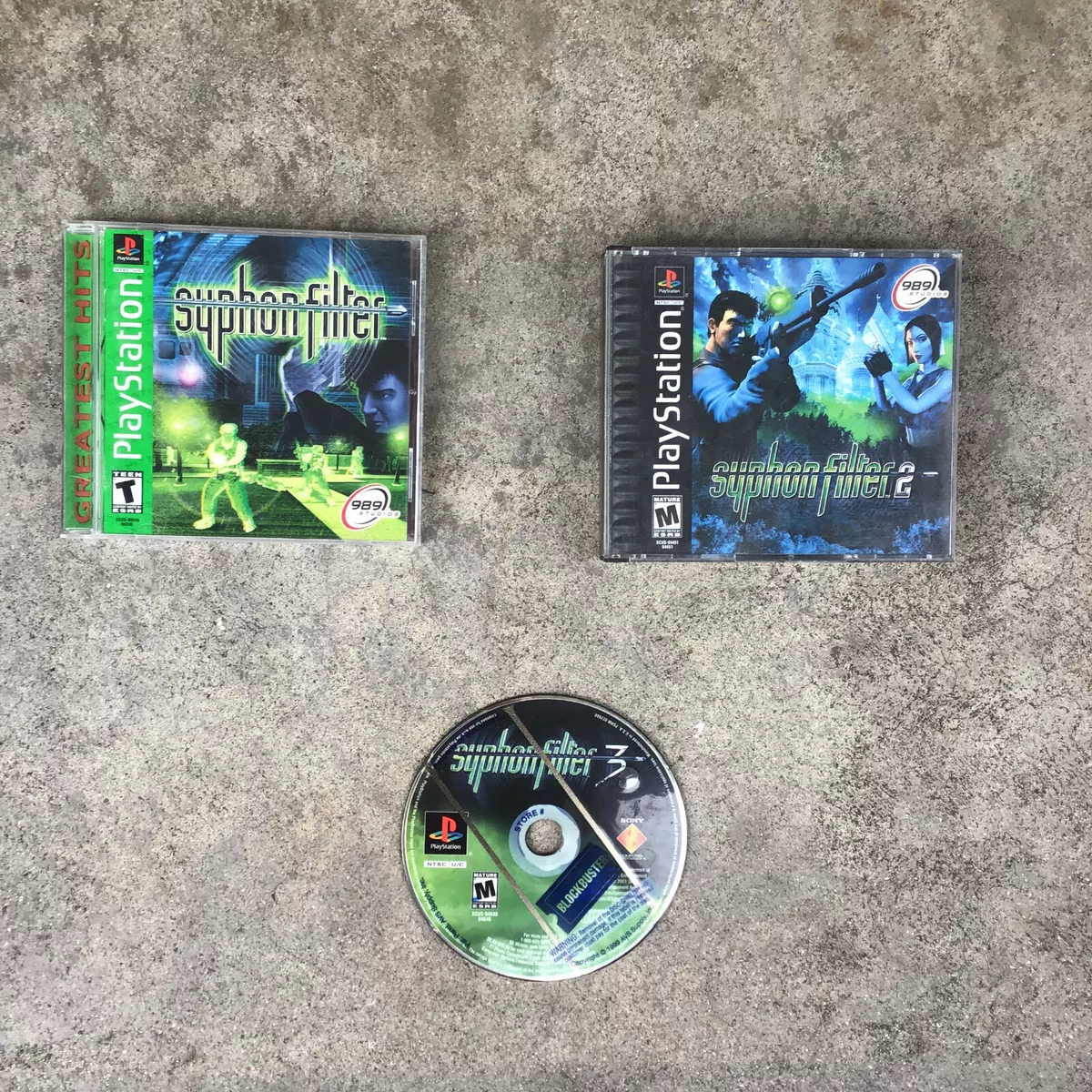 Syphon Filter 3 – Sony PlayStation 1 PSX – Retro Games Reproduction