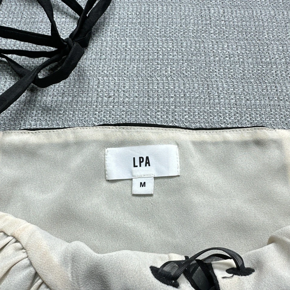 LPA Corsett средний шнурует вверх черный клетку Babydoll оборки Y2K кокетка гранж * - Изображение 2 из 4