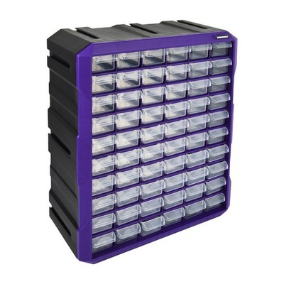Cabinet Part Organizer QUANTUM STORAGE SYSTEMS PDC-60BK 60 Drawers