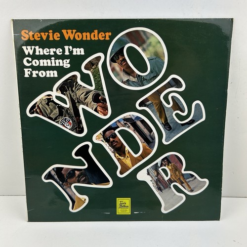Stevie Wonder Where I'm Coming From Vinyl LP Schallplatte EX Con 1971 Flapback Hülle - Bild 6 von 23
