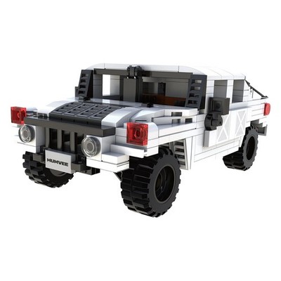 CaDA Humvee 1:24 weiß Bricks Klemmbaustein