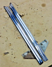 1940 Ford Door Vent Window Divider Bars Original Pair Coupe Sedan Mercury