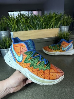 Nike Kyrie 5 Spongebob Pineapple House CJ6950-800 Men s Size 8.5 Last Sale $280