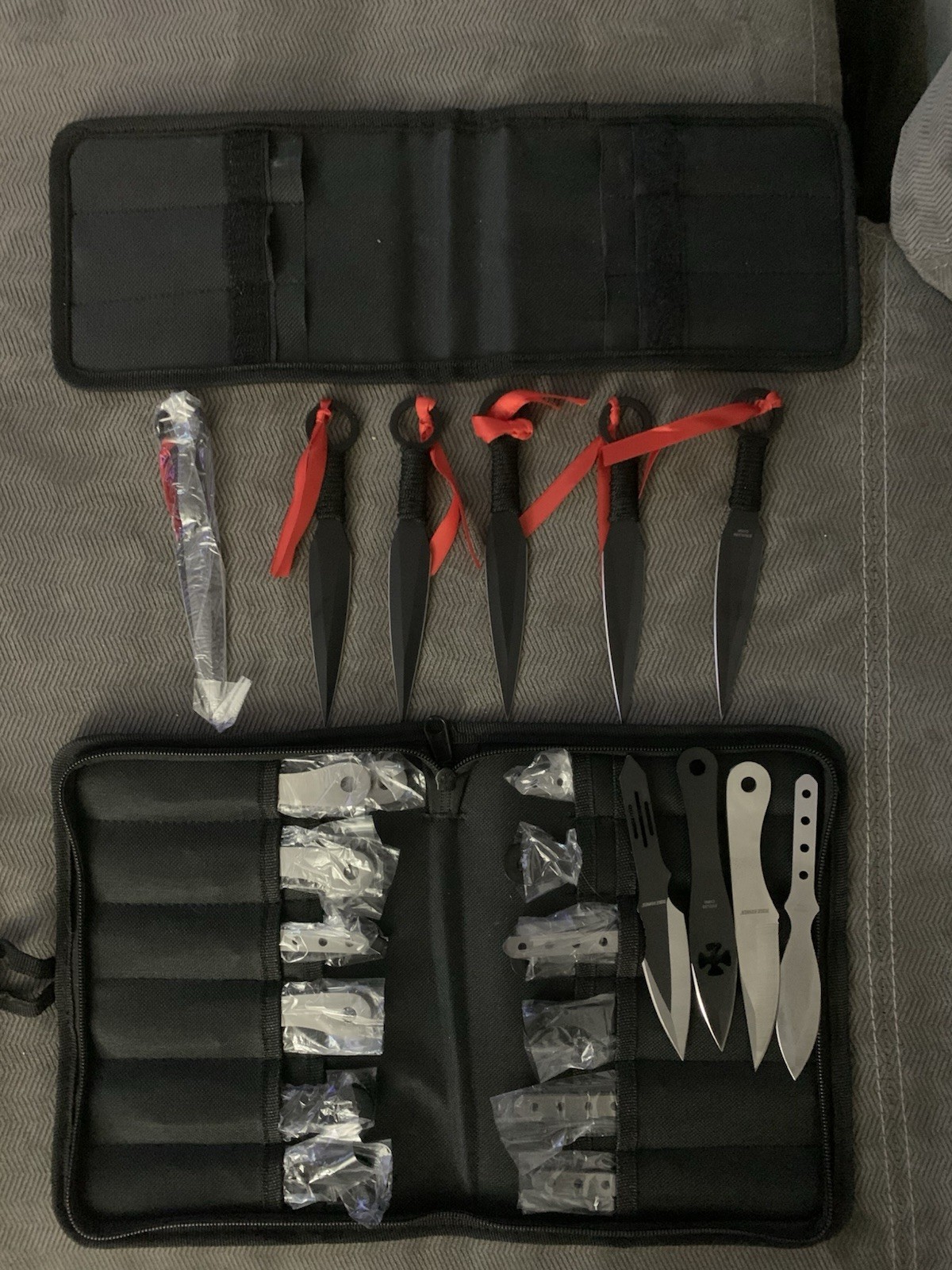 29-Piece Throwing Knife Set with 5 Blade Styles for Precision Practice