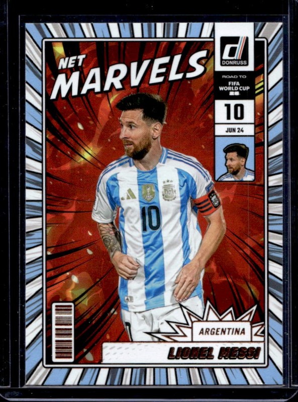 2025-26 Panini Donruss Road to FIFA World Cup 26' Lionel Messi Net Marvels #21