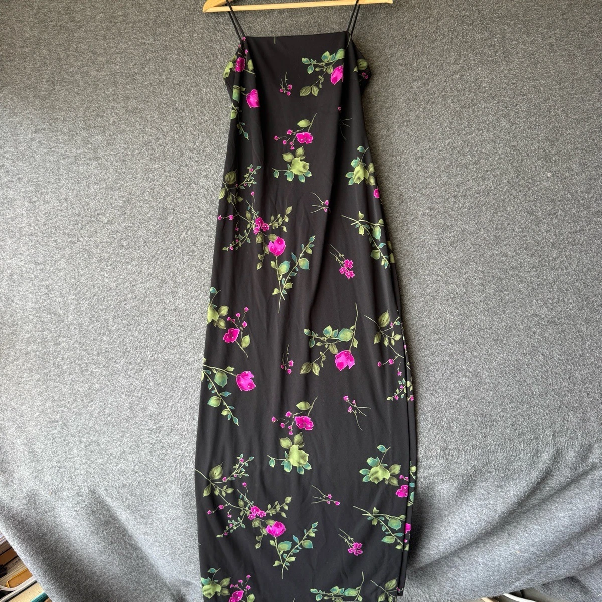 chinese dress ladies Rihoas Floral Burnout Spaghetti Strap Midi Dress
