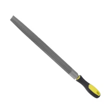 Metal Half Round File 12" Cut Mill Hand Rasp with Non-slip Handle for Wood