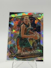 2025 Panini Prizm WNBA LAUREN JACKSON #91 Cracked Ice Prizm