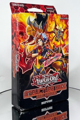 yugioh structure deck soulburner Yu-Gi-Oh! Trading Card Game Structure Deck Soulburner 1st Ed. SEALED Box  Wear