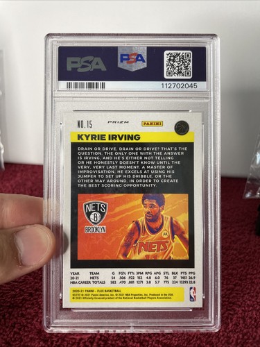 2020 Panini Flux Kyrie Irving PULSAR PSA 10 GEM MINT 🔥🔥🔥 - Picture 4 of 4