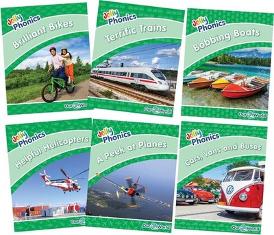 Jolly Phonics Readers Level 3, Our World, Complete Set: In Precursive Letters (B
