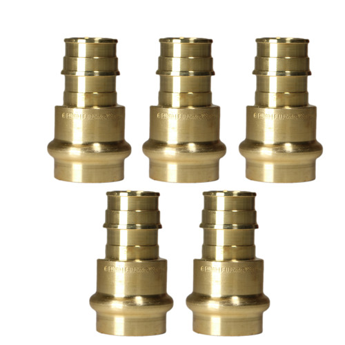 5 Pack XFITTING 3/4" Press x 3/4" Pex A Coupling for Propress Expansion Coupling