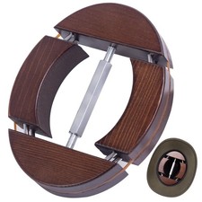 4-Way Hat Stretcher,Wooden Stretcher for Fitted Medium to Large, Brown