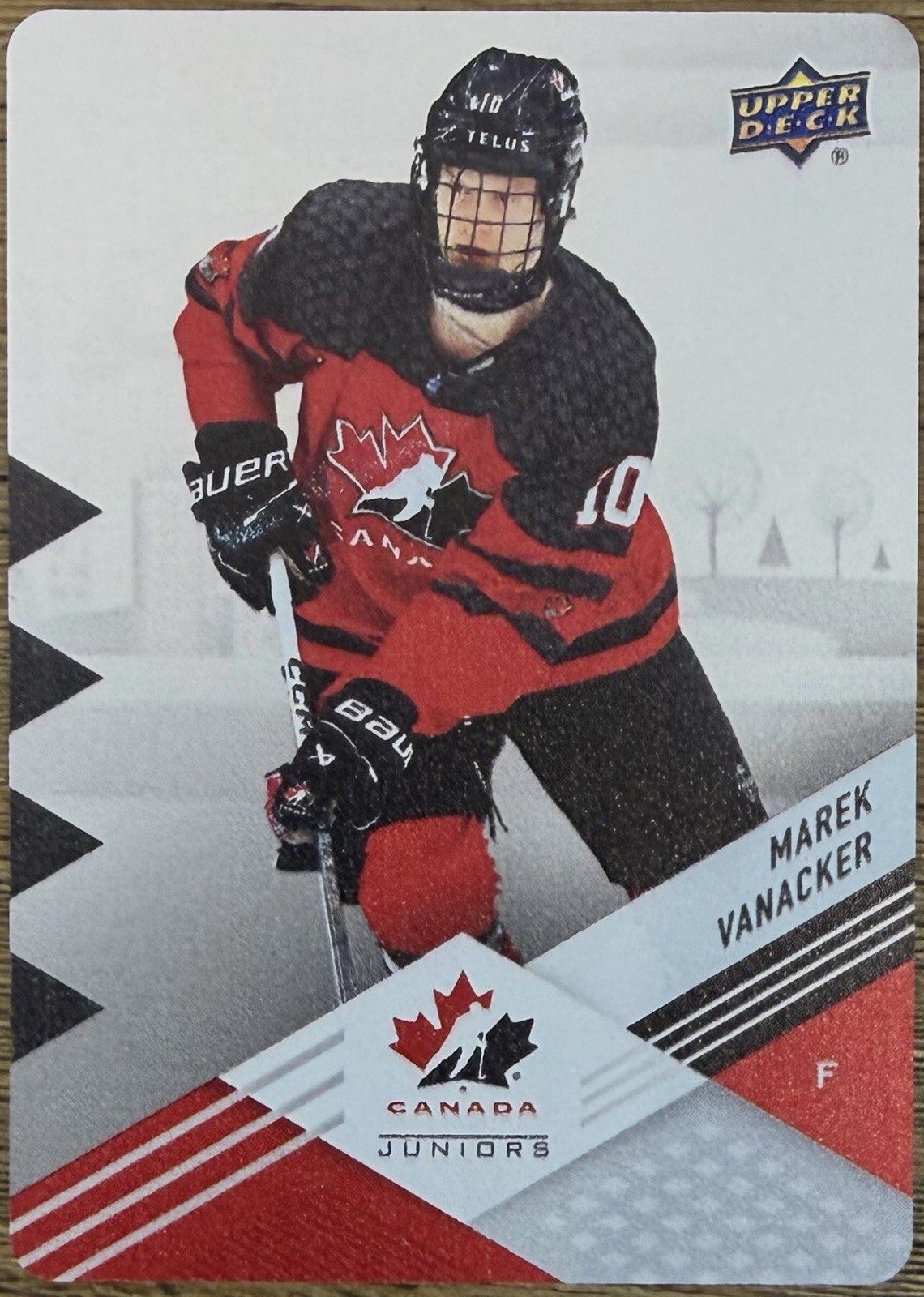 Marek Vanacker Rookie 2024 Upper Deck Team Canada Juniors #33 Metal (RC)