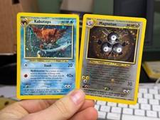 Kabutops 6/75 Neo Discovery 2001 Magneton 10/64 Vintage Pokemon Card Lot WOTC
