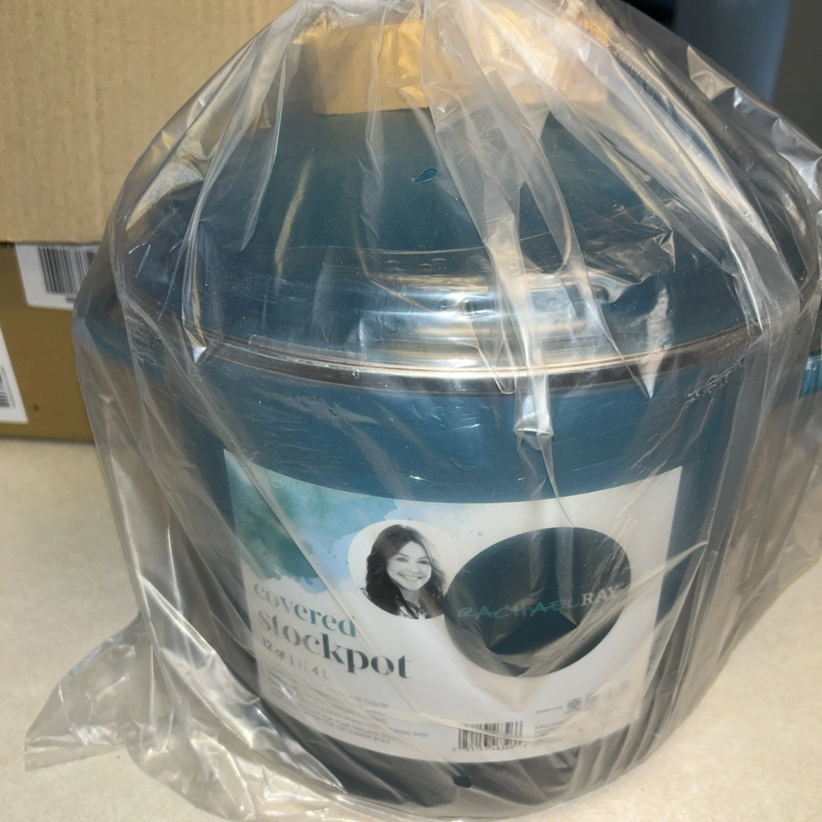 Rachael Ray 2PC Enamel Steel Stockpot Cookware 12QT Marine Blue New In Box
Opens in a new window or