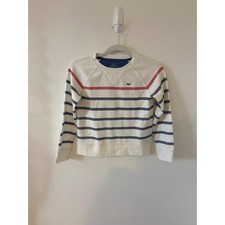 Vineyard Vines Striped Long Sleeve Crewneck Sweatshirt Kids Size S