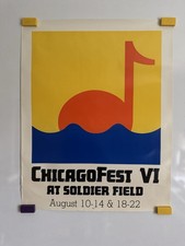 Chicago Fest VI At Soldier Field Original Poster