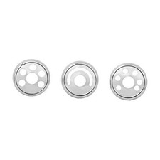 67817 Chrome Plastic Ac Control Knob Cover Set, FL Cascadia 2008 
