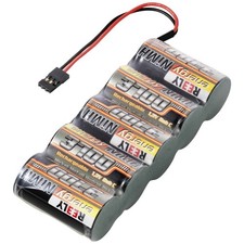 Reely Modellbau-Akkupack (NiMh) 6 V 3700 mAh Zellen-Zahl: 5  Sub-C Side-by-Si...