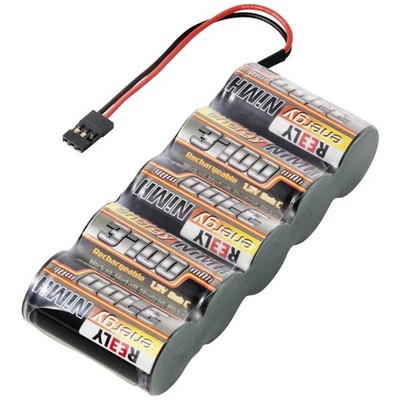 Reely Modellbau-Akkupack (NiMh) 6 V 3700 mAh Zellen-Zahl: 5  Sub-C Side-by-Si...