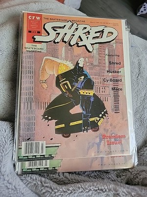 Shred #1 Skateboard Magazine (1989)