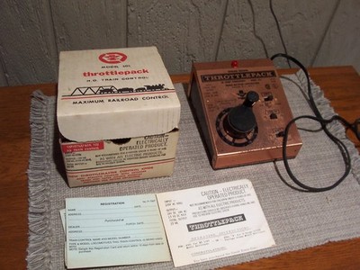 MRC Model 501 Throttlepack HO Scale Model Train Railroad Control with Box