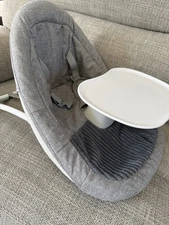 Floor Baby Seat Eating Silver Snack Tray And Toy Skip Hop