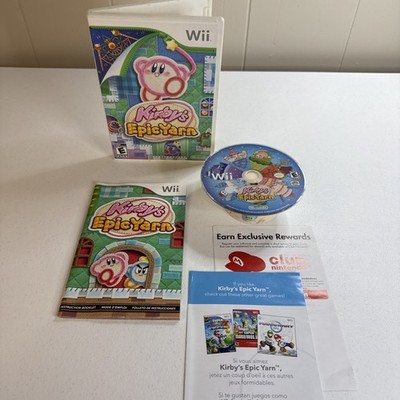 Kirby's Epic Yarn CIB W/ Manual - Wii - Tested