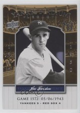 2008 Upper Deck Yankee Stadium Legacy Joe Gordon #YSL1572 HOF 3h2