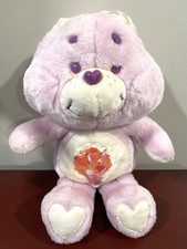 VTG 1985 Share Bear Care Bear Ice Cream Milkshake Sundae Purple 13" Kenner EUC