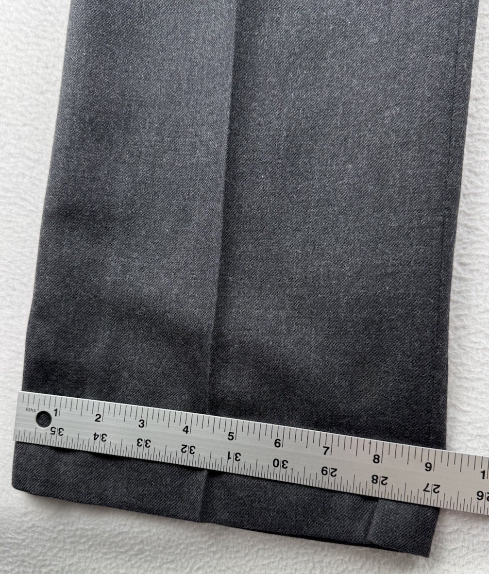 Pendleton Virgin Wool Lined Gray Pants Size 12 - image 3