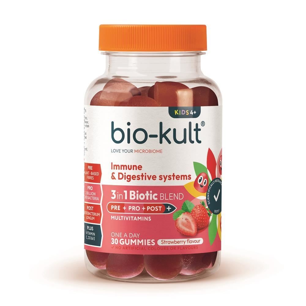 Bio-Kult 3-In-1 Biotic Blend Gummies For Kids, Strawberry Flavour - Image 4