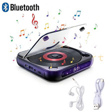 Portable CD Player Personal CD Players with Bluetooth for Home Rechargeable