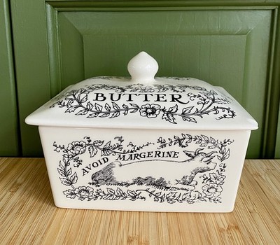 Emma Bridgewater Dairy Range große Keramik Butterdose