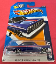 HOT WHEELS '62 CHEVY 3/10 MUSCLE MANIA GM '12 DIE CAST 2003 TOYS 103/247 CARS