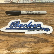 Vintage Surf Patch Becker Surfboard Patch