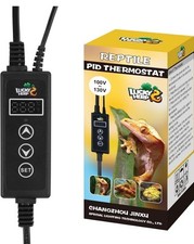LUCKY HERP Reptile Dimming Thermostat, Reptile Heat Lamp Temperature Controller